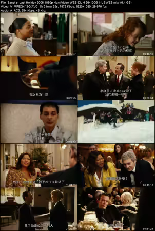 Last Holiday 2006 1080p HamiVideo WEB-DL H264 DD 5.1-UBWEB