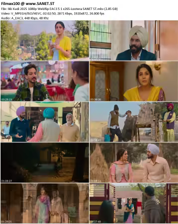 Ikk Kudi 2025 1080p WebRip EAC3 5.1 x265-Lootera