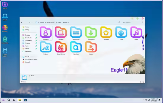 Windows 11 Pro Lite 25H2 Build 26200.8037 Eagle11 Edition