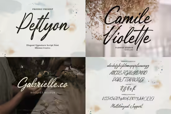 Peftyon - Elegant Signature Script Font