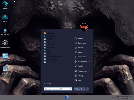 Windows 11 Pro Lite 25H2 Build 26200.7922 D3viL Edition