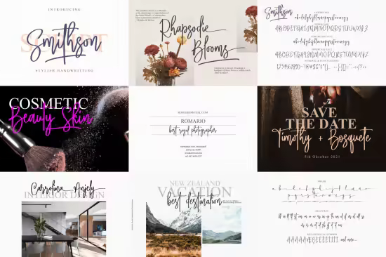Smithson - Stylish Handwriting Font