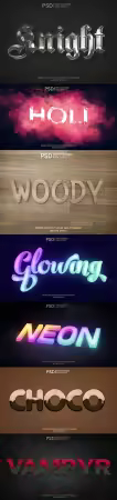 Psd text effect set vol 154