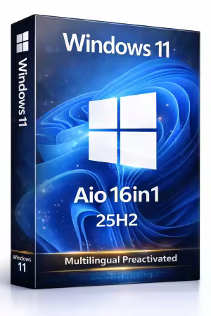 Windows 11 Aio 16in1 25H2 Build 26200.8246 (No TPM Required) Multilingual Preactivated April 2026
