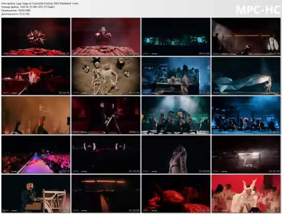 Lady Gaga at Coachella Festival 2025 Weekend 1 (2025) HDTV 1080p