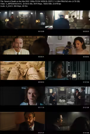 Death on the Nile 2022 1080p PCOK WEB-DL DDP 5.1 H264-PiRaTeS