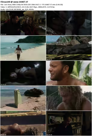 Cast Away 2000 2160p 4K WEB x265 10bit AAC5.1-YTS
