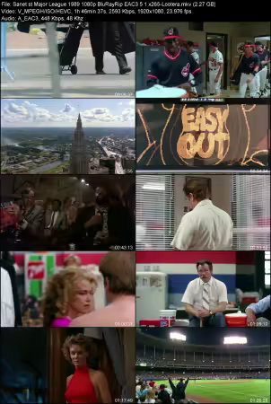Major League 1989 1080p BluRayRip EAC3 5.1 x265-Lootera
