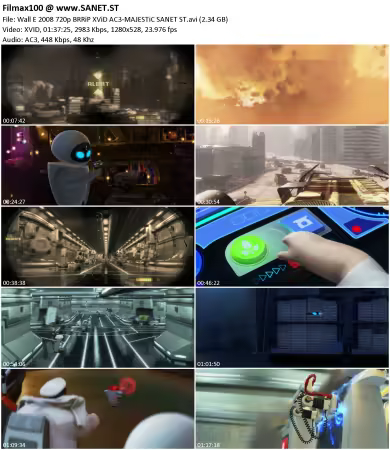 Wall E 2008 720p BRRiP XViD AC3-MAJESTiC