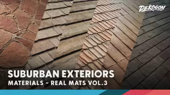 FAB - Realistic Materials VOL.3 - Suburban Exteriors (50 Materials)[5.1 – 5.7]