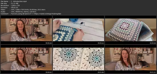 Crochet Pattern Granny Square - The Easiest Ever