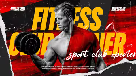 Videohive - Fitness Club Opener MOGRT - 62673691