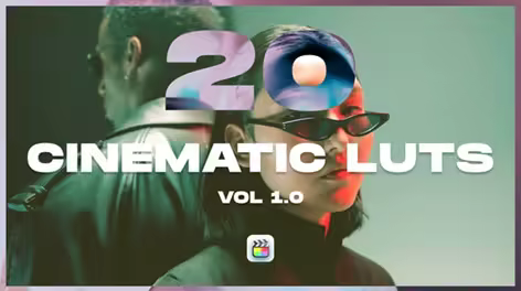 Videohive - 20 Cinematic LUTs Vol 1.0 for Final Cut Pro &amp; Apple Motion – Color Grading Pack - 62742495