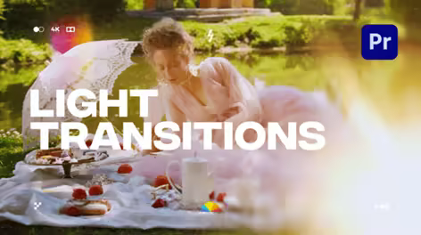 Videohive - Simple Light Transitions for Premiere Pro - 62619524