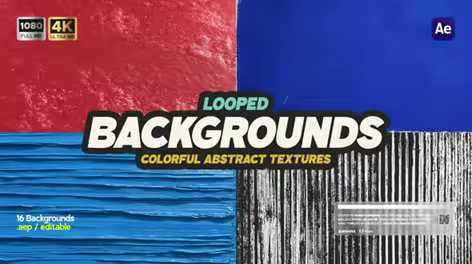 Videohive - Colorful Abstract Texture Backgrounds - 62402776