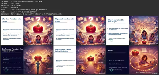 Pomodoro-The Complete Focus System &amp; Attention Mastery