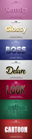 Psd text effect set vol 374