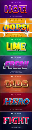 Psd text effect set vol 311