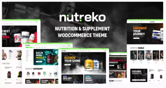 Themeforest - Nutreko v1.1.0 - Nutrition &amp; Supplement WooCommerce Theme 54589508