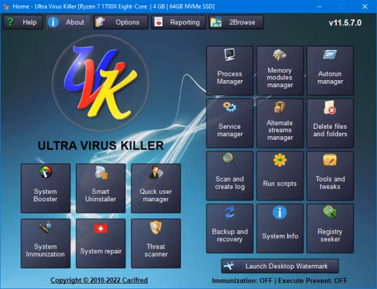 Carifred Ultra Virus Killer Pro 11.10.25