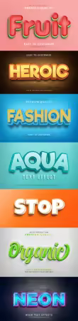 Psd text effect set vol 316