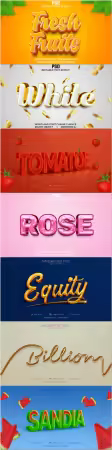 Psd text effect set vol 361