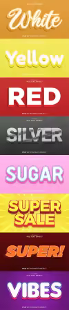 Psd text effect set vol 279