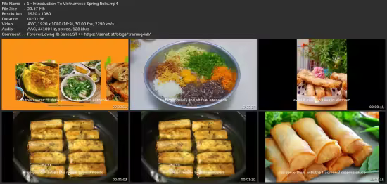 Vietnam Food: Crispy Spring Roll -Cha Gio Easy Recipe Auth