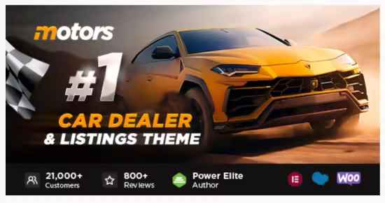 Themeforest - Motors v5.6.94 - Car Dealer, Rental &amp; Listing WordPress theme 13987211