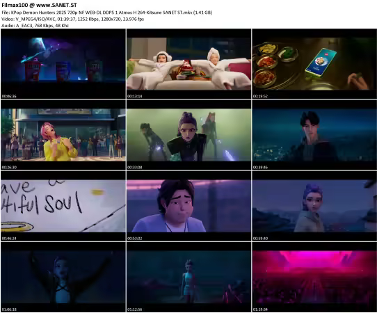 KPop Demon Hunters 2025 720p NF WEB-DL DDP5.1 Atmos H264-Kitsune