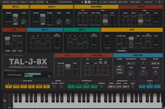 Togu Audio Line TAL-J8X v1.0.5 U2B macOS