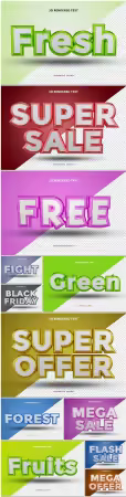 Psd text effect set vol 367