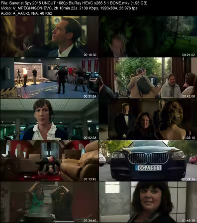 Spy 2015 UNCUT 1080p BluRay HEVC x265 5.1 BONE