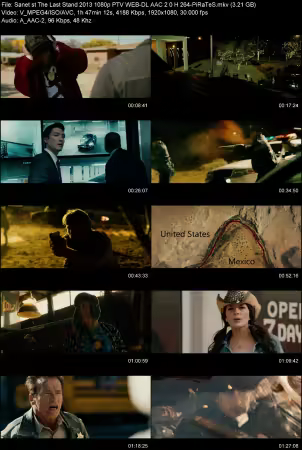 The Last Stand 2013 1080p PTV WEB-DL AAC 2.0 H264-PiRaTeS