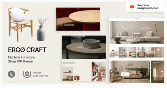 Themeforest - ErgoCraft v32 - Furniture Shop WordPress Theme 53315336