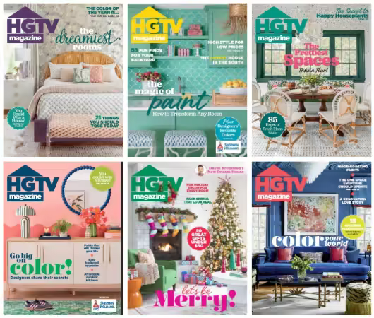 HGTV Magazine - Full Year 2025 Collection