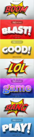 Psd text effect set vol 354