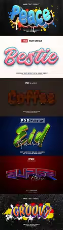 Psd text effect set vol 271