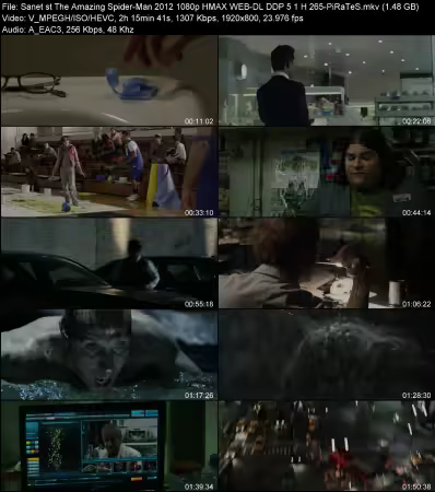 The Amazing Spider-Man 2012 1080p HMAX WEB-DL DDP 5.1 H265-PiRaTeS