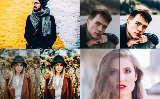 Contrasty Portrait - Mobile &amp; Desktop Lightroom Presets