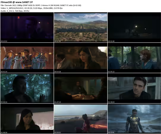 Eternals 2021 1080p DSNP WEB DL DDP5.1 Atmos H264 N1H4L