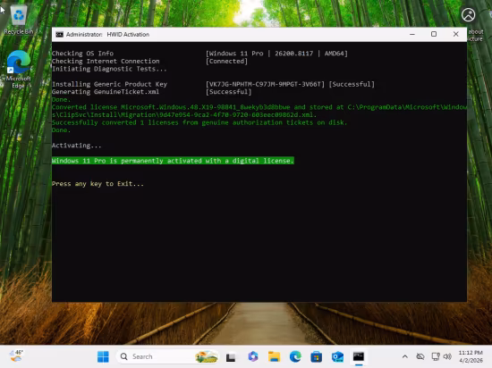 Windows 11 Pro 25H2 Build 26200.8117 (No TPM Required) Preactivated Multilingual