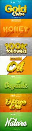 Psd text effect set vol 322