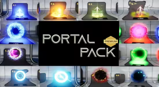 FAB - Portal Pack - Niagara VFX (4.27 and 5.0 – 5.7)