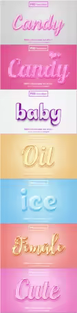 Psd text effect set vol 307