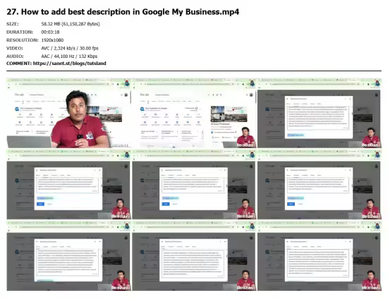 Google My Business (GMB) Course in English