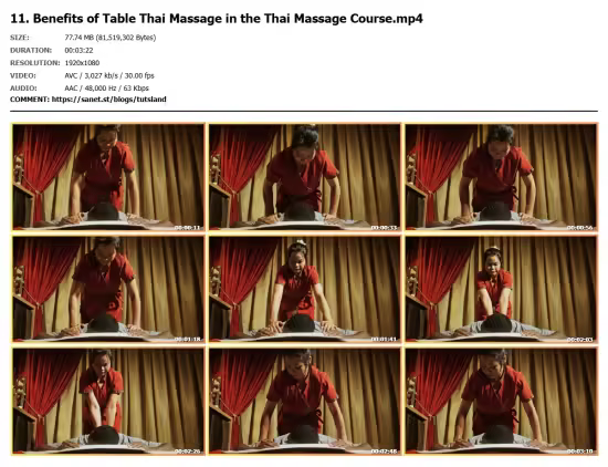 Thai Massage &amp; Massage Therapy Course Certificate