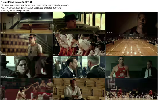 Glory Road 2006 1080p BluRay DD5.1 X265-Ralphy
