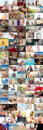 People, men, women, children, stock photo set vol 2