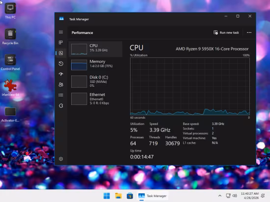 Windows 11 Pro Lite 25H2 Build 26200.8037 Enigma Edition